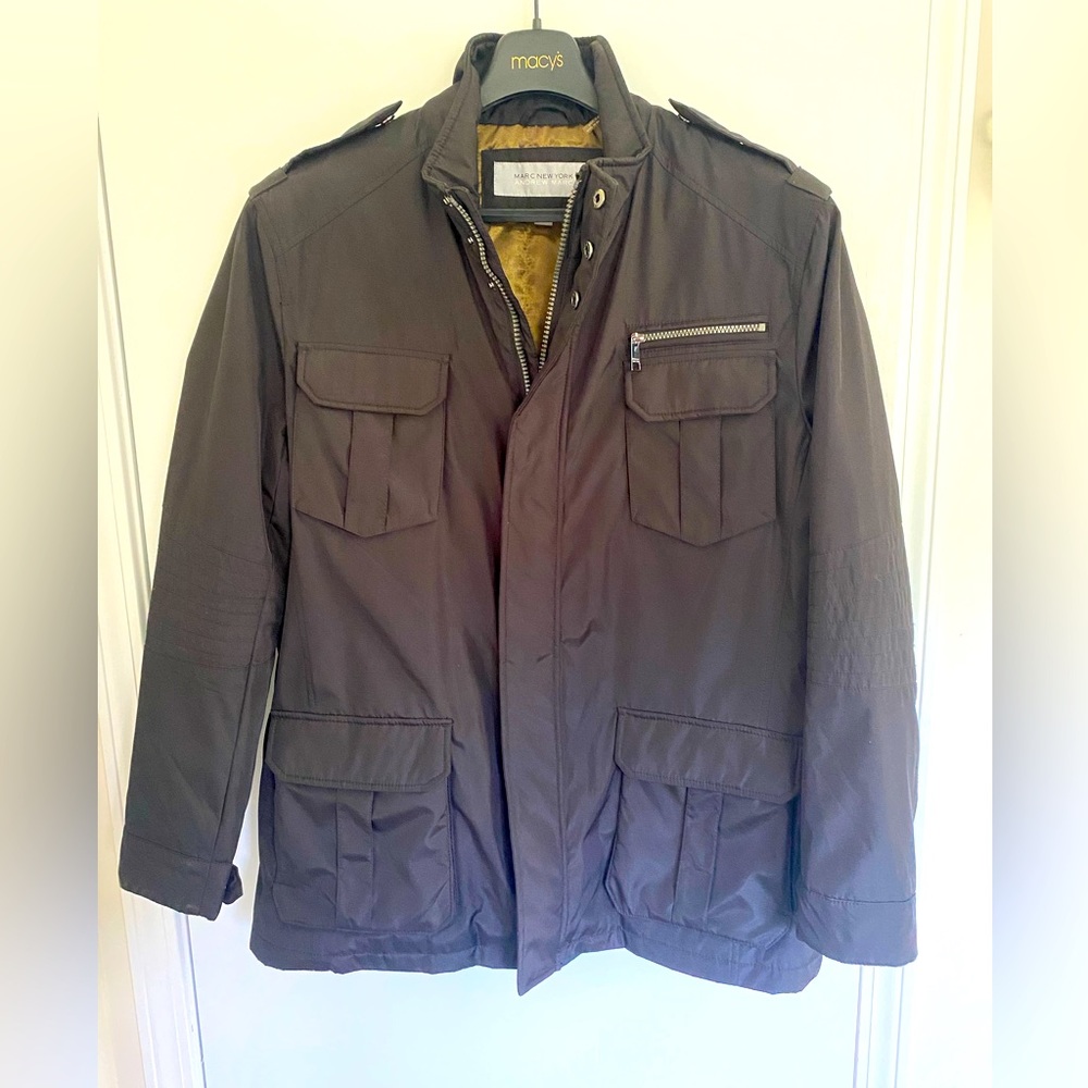 ANDREW MARC/MARC NEW YORK Mens nylon lined jacke